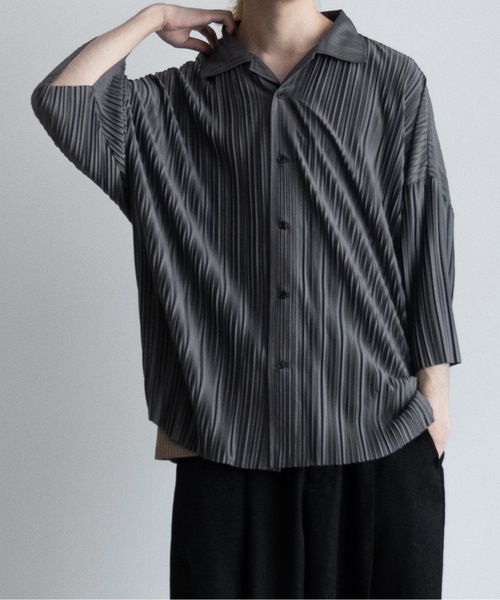 「Casper John」 半袖シャツ X-SMALL ブラック メンズ_画像2