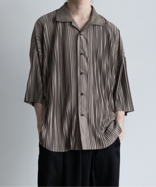 「Casper John」 半袖シャツ X-SMALL ブラック メンズ_画像3