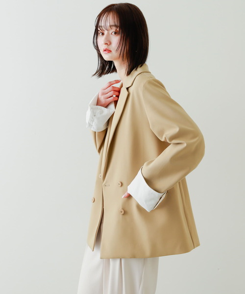 「SENSE OF PLACE by URBAN RESEARCH」 テーラードジャケット ONE チャコールグレー レディース_画像5