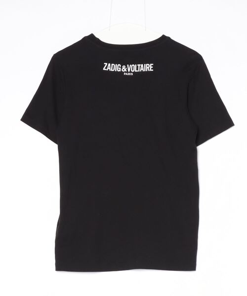 「ZADIG&VOLTAIRE」 半袖Tシャツ X-SMALL ブラック レディース_画像2