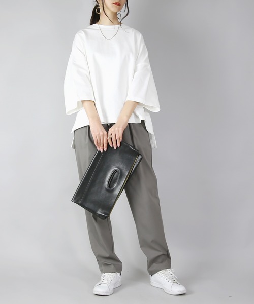 「and it_」 半袖Tシャツ M-L アイボリー レディース_画像6