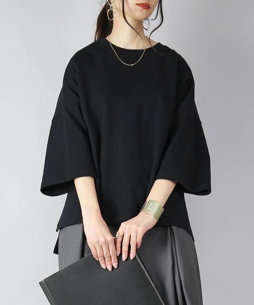 「and it_」 半袖Tシャツ M-L アイボリー レディース_画像9