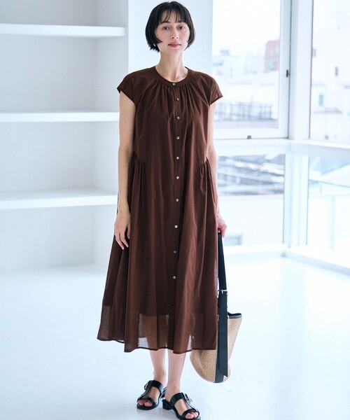 ANY（エニィ） ドレス シアーボイルシャツワンピース : ZOZOTOWN Yahoo