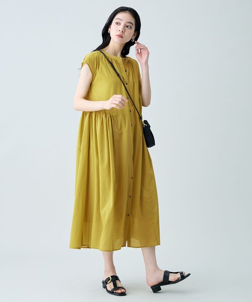 ANY（エニィ） ドレス シアーボイルシャツワンピース : ZOZOTOWN Yahoo