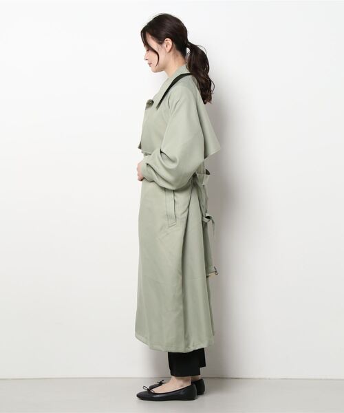 「and it_」 トレンチコート M ベージュ レディース_画像2