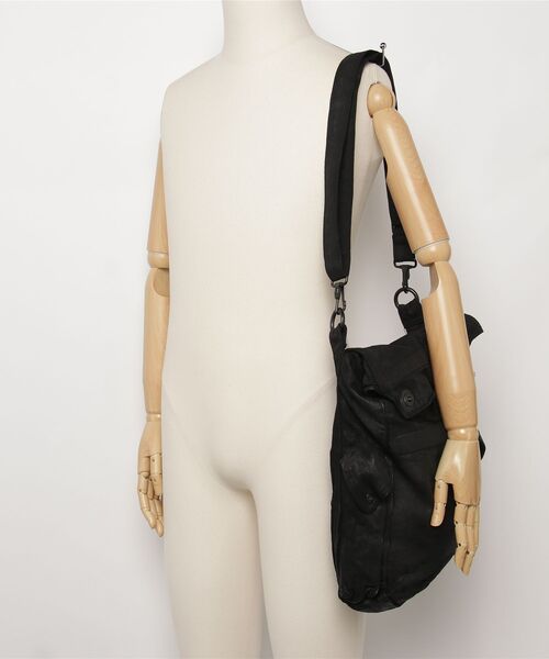 JULIUS ショルダーバッグ 「JULIUS」Coated Large Gasmask Bag メンズ 