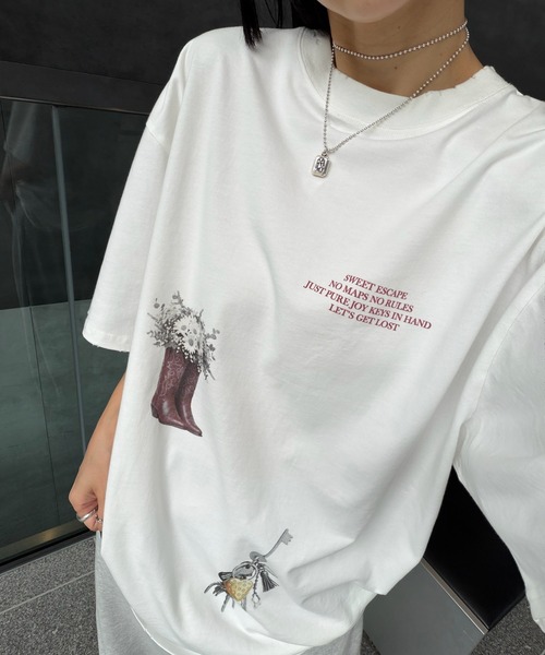 アメリヴィンテージ TEE GREEN DAY / BLACK TEE（Tシャツ/カットソー