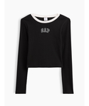 tシャツ リブ クロップド リンガーTシャツ ...の詳細画像5