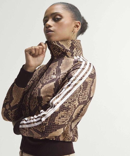 adidas（アディダス） ジャージ サテン スネーク プリント ファイヤー