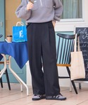 ワイドパンツ スラックス パンツ 「静電気防止...の詳細画像3