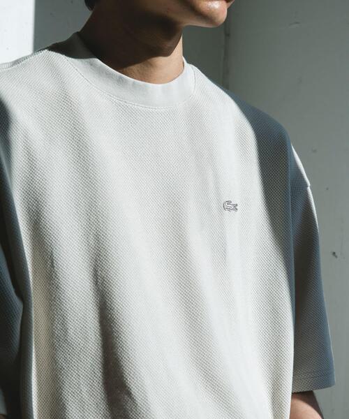 「LACOSTE」 半袖Tシャツ 4 アイボリー メンズ_画像2