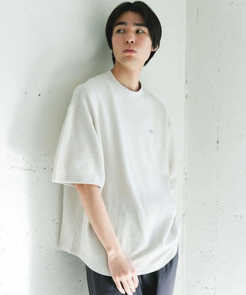 「LACOSTE」 半袖Tシャツ 4 アイボリー メンズ_画像8