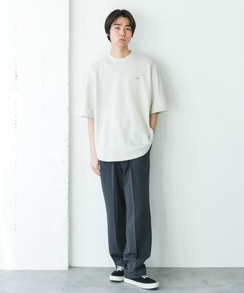 「LACOSTE」 半袖Tシャツ 4 アイボリー メンズ_画像9