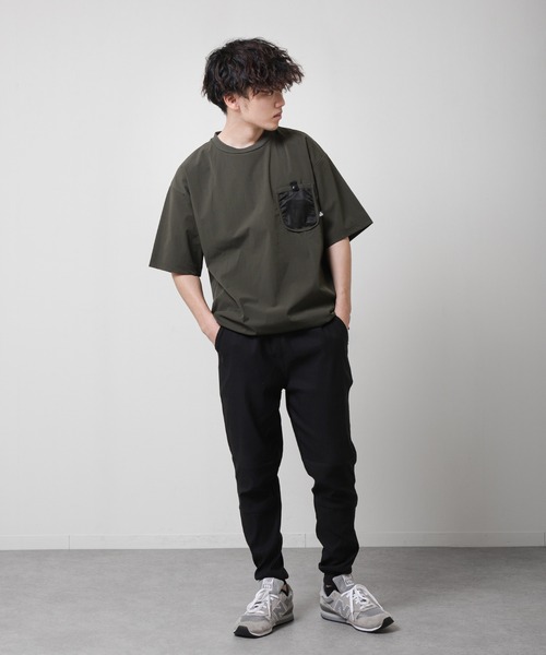 「ZIP FIVE」 イージーパンツ SMALL ネイビー メンズ_画像8