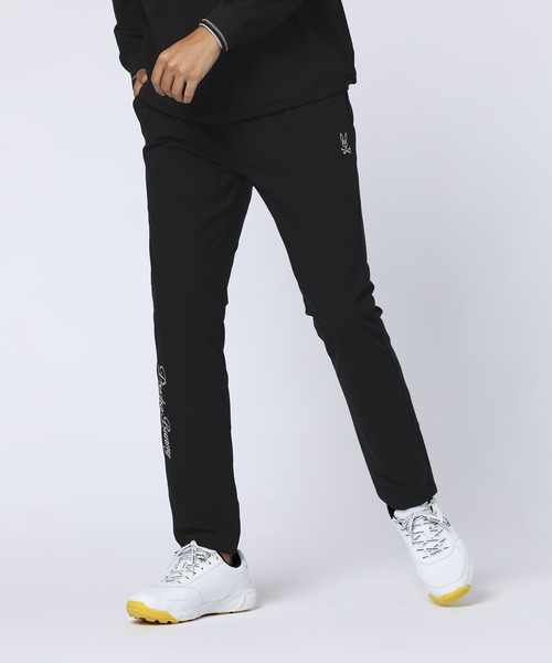 新品Psycho Bunny GOLFサイコバニーゴルフストレッチロングパンツ Psycho Bunny（サイコバニー） パンツ 「GOLF」Dot-Air 裏起毛 ロゴ