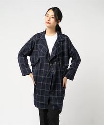 Chloeチェックコート インデックス index 千鳥チェックチェスターコート【ハンド