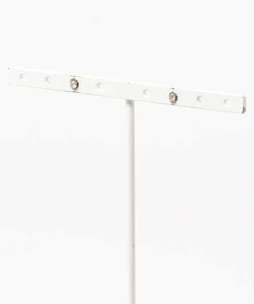 ピアス 「サンプル品セール」プラチナ・K18　一粒　ダイヤモンド　ピアス レディース_12