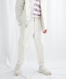 ジーンズ ユーティリティ ニーパッチステッチテーパードワイドバギーデニムパンツ EMMA CLOTHES メンズ｜ZOZOTOWN Yahoo!店