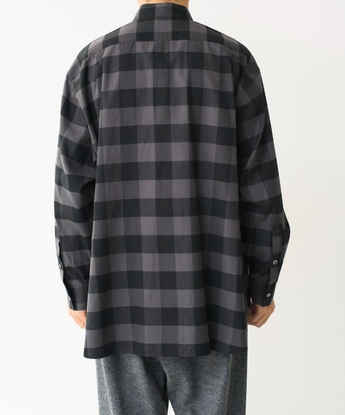 Blanc YM シャツ ブランワイエム / Cotton Silk Wide Shirt コットン