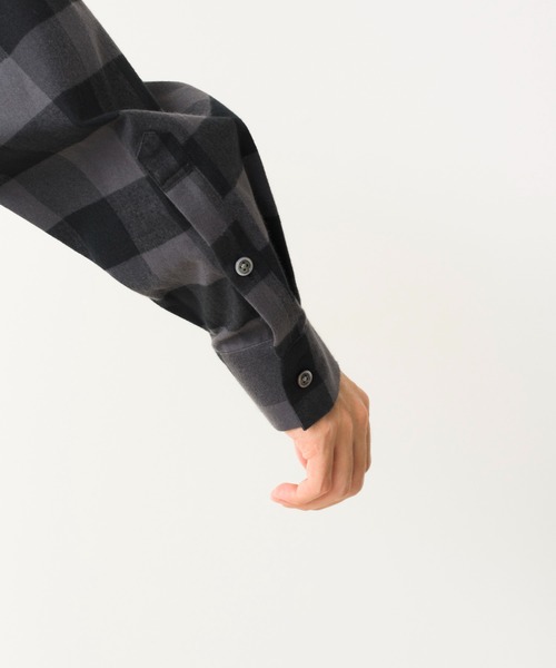 Blanc YM シャツ ブランワイエム / Cotton Silk Wide Shirt