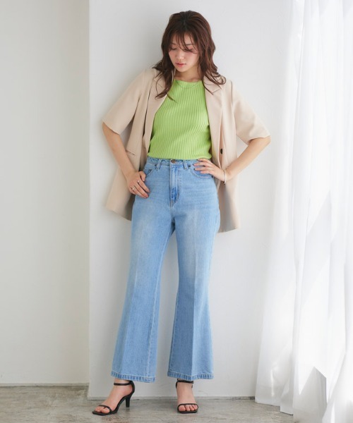 Pierrot ニット セーター シルクタッチウォッシャブル