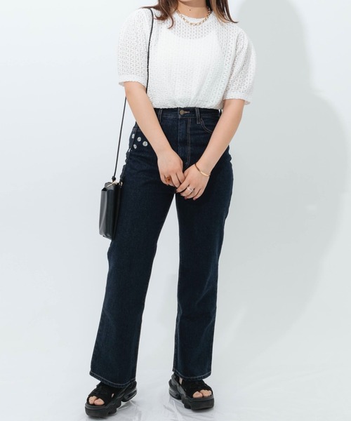 nemne tシャツ フクレジャガードシアートップス レディース