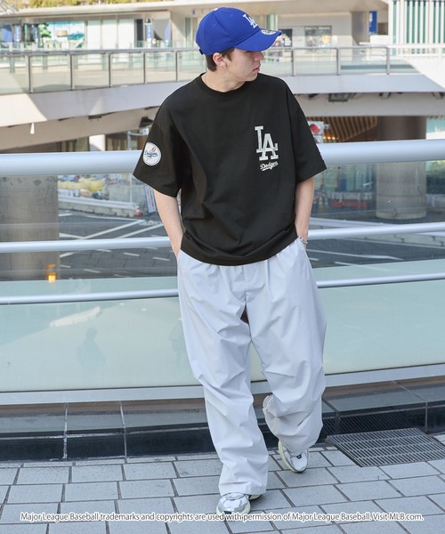 MLB tシャツ MLB/メジャーリーグベースボール 別注 ワッペン刺繍