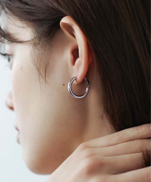 シンプルフープピアス レディース メンズ WYZ ピアス シンプルフープピアス（両耳用） メンズ : ZOZOTOWN