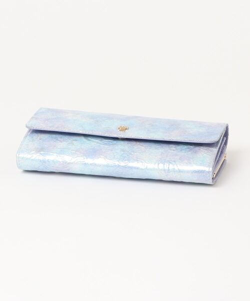 【未使用】ANNA SUI パピヨン　口金長財布　ブルー 蝶 ANNA SUI（アナスイ） 財布 パピヨン 口金長財布 レディース