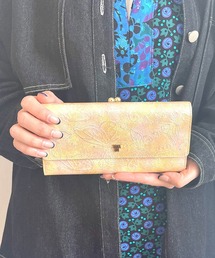 【新品】ANNA SUI アナスイパピヨンがま口長財布 エナメルロングウォレット ANNA SUI（アナスイ） 財布 パピヨン 口金長財布 レディース