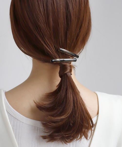 lumignon ワンピース+リボンバレッタ 2点セット 新品 ☆＼50%OFF／☆ビジュー付きダブルロングリボンバレッタ H7716 | ヘア