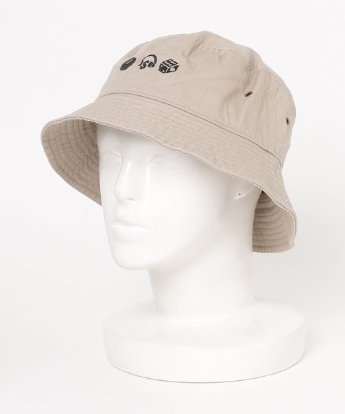 STAY GOLD 帽子 ハット 「STAYGOLD」Triple Logo Embroidered Bucket