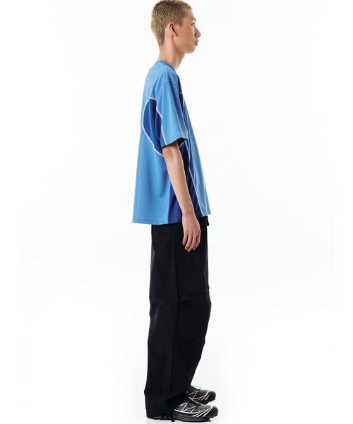 tシャツ 「OY/オーワイ」 BLUE PATCH T/パッチ 半袖カットソー レディース メンズ OY/オーワイ』 BLUE PATCH T/パッチ 半袖カットソー（Tシャツ