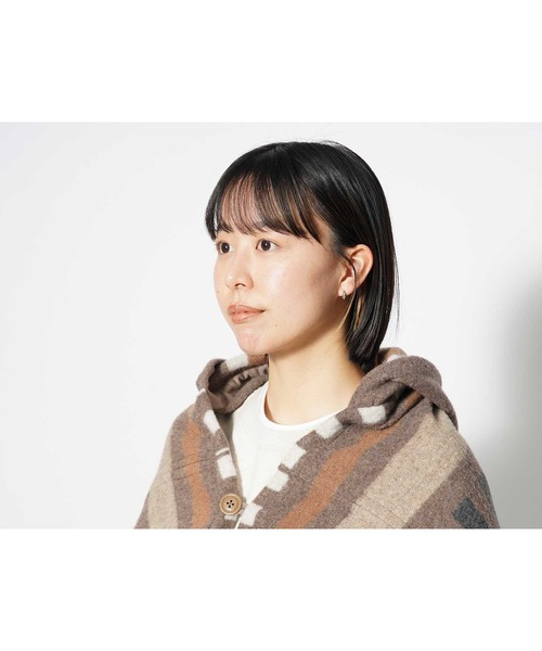 ポンチョ Recycled Wool Poncho Recycled Wool Snow