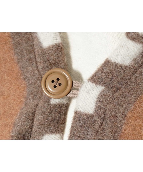 ポンチョ Recycled Wool Poncho Recycled Wool Snow