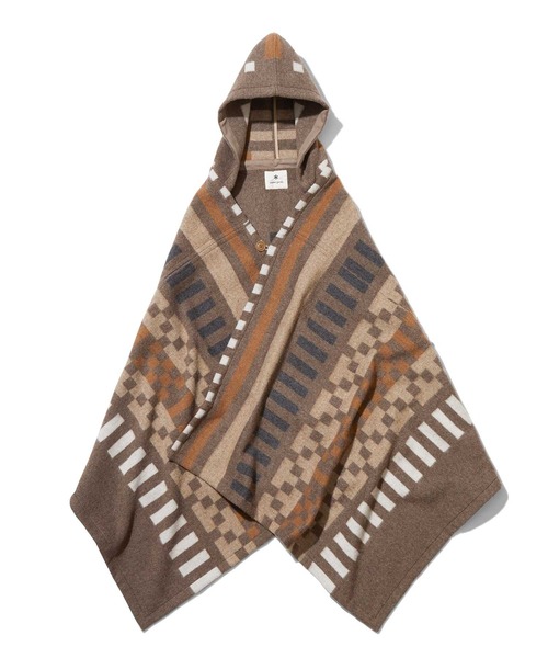 ポンチョ Recycled Wool Poncho Recycled Wool Snow