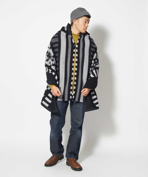 ポンチョ Recycled Wool Poncho Recycled Wool Snow
