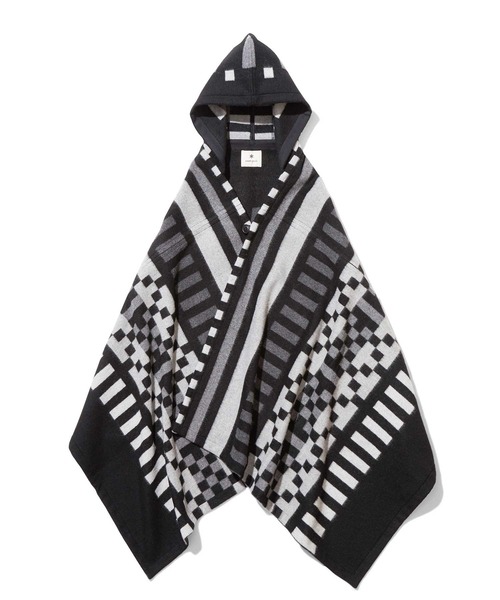 ポンチョ Recycled Wool Poncho Recycled Wool Snow
