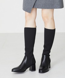 オリエンタルトラフィック（ORiental TRaffic）/ニットロングヒールブーツ/31509 ORiental TRaffic（オリエンタルトラフィック） ブーツ ニットロング