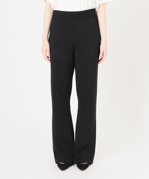 AP STUDIO Glitter Knit Pants ニットパンツ　36 AP STUDIO Glitter Knit Pants ニットパンツ 36