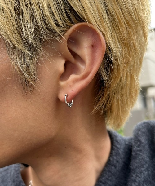 SETUP7 ピアス 「SETUP7」シルバー925 デザインモチーフ フープ