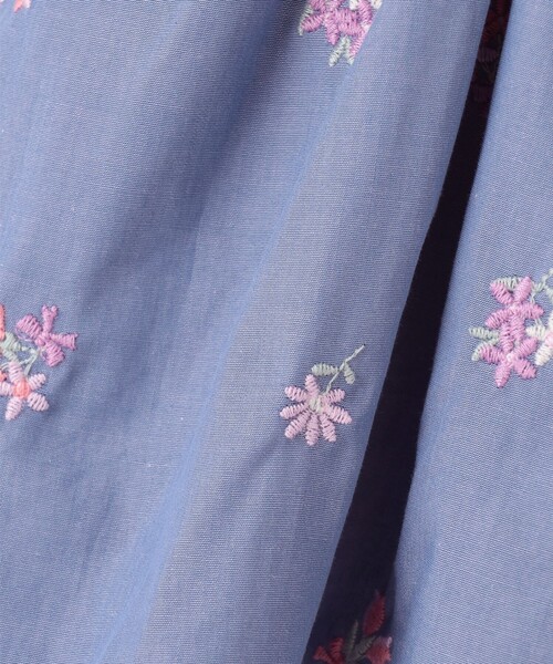 ANAYI フラワー刺繍　キュロットパンツ any FAM パンツ フラワー 刺繍 キュロット キッズ 子供服 女の子