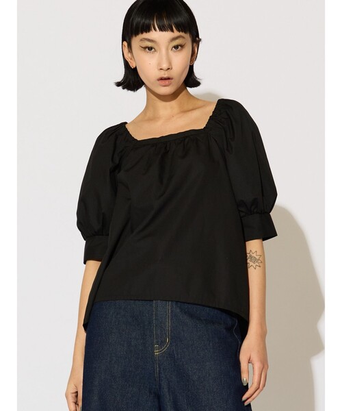 MIDIUMISOLID ブラウス シャツ for Ladies 2WAYトップス