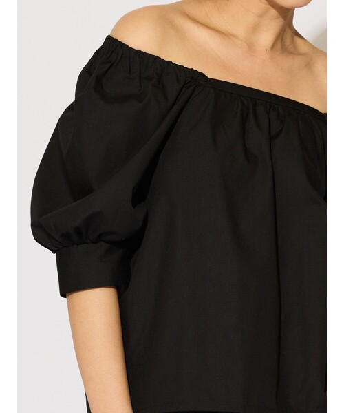 MIDIUMISOLID ブラウス シャツ for Ladies 2WAYトップス