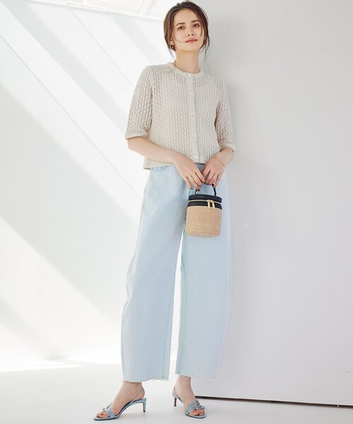 23区 カーディガン 「SLOW/一部店舗限定」レーシー レディース