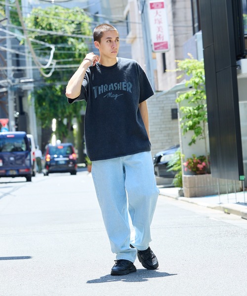 THRASHER tシャツ THRASHER/スラッシャー mag POWDER FRONT T