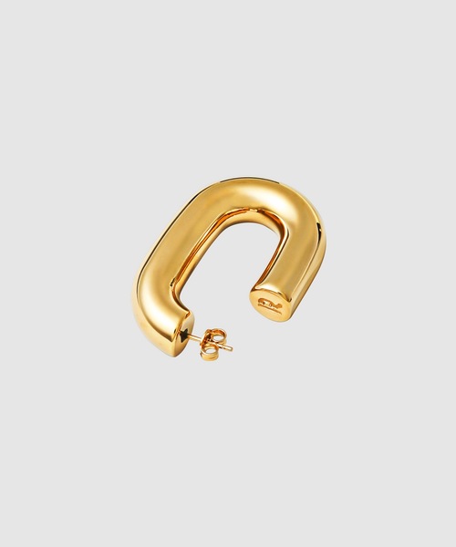 【関税込み】Rabanne シルバー XL Link ピアス 関税込み】Rabanne シルバー XL Link Twist ピアス (Rabanne