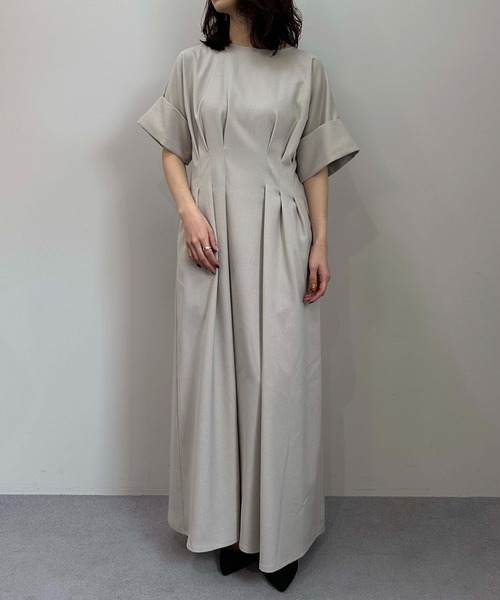 1chaku. ワンピース ウエストタックワンピース : ZOZOTOWN Yahoo