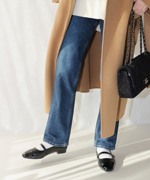 パンプス トゥキャップストラップフラットシューズ「低反発スポンジ入り」 | Fin | 13