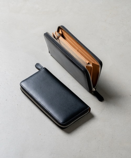 MURA（ムラ） 財布 牛革 スキミング防止機能付き YKKラウンド